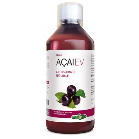Erba Vita Açai-EV integratore naturale antiossidante per difese immunitarie 500 g