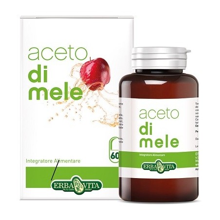 Erba Vita Aceto di Mele integratore per grassi e colesterolo 60 capsule Erba Vita Aceto di Mele integratore per grassi e colesterolo 60 capsule