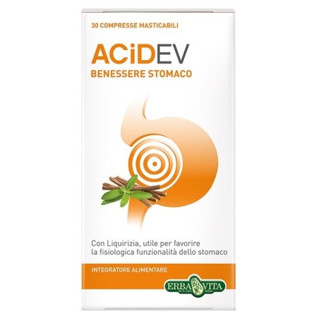 Erba Vit Acid EV integratore per il benessere dello stomaco 30 g Erba Vit Acid EV integratore per il benessere dello stomaco 30 g