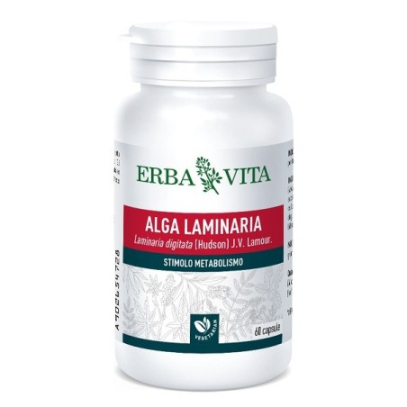 Erba Vita Alga Laminaria integratore stimolante del metabolismo 60 capsule Erba Vita Alga Laminaria integratore stimolante del metabolismo 60 capsule