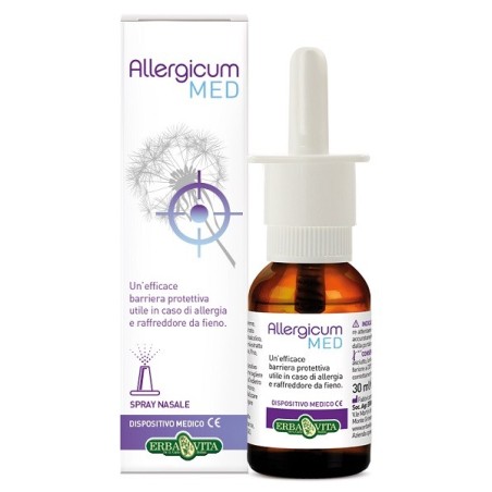 Erba Vita Allergicum Med Spray nasale per allergia e raffreddore 30 ml Erba Vita Allergicum Med Spray nasale per allergia e raffreddore 30 ml