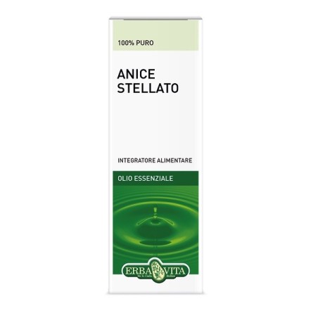 Erba Vita Anice Stellato olio essenziale 100% puro 10 ml Erba Vita Anice Stellato olio essenziale 100% puro 10 ml