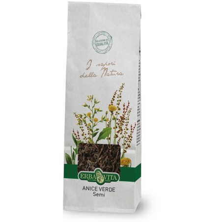 Erba Vita Anice Verde semi per tisana digestiva 150 g Erba Vita Anice Verde semi per tisana digestiva 150 g