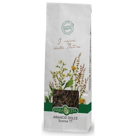 Erba Vita Arancio Dolce scorze per tisana digestiva profumata 100 g Erba Vita Arancio Dolce scorze per tisana digestiva profumata 100 g
