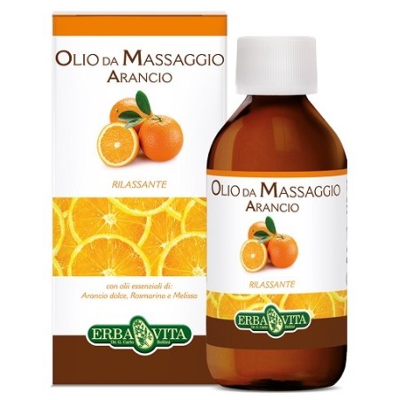 Erba Vita Olio da massaggio Arancio rilassante e idratante 250 ml Erba Vita Olio da massaggio Arancio rilassante e idratante 250 ml