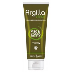 Erba Vita Argilla verde maschera pronta viso e corpo senza alcol 250 ml