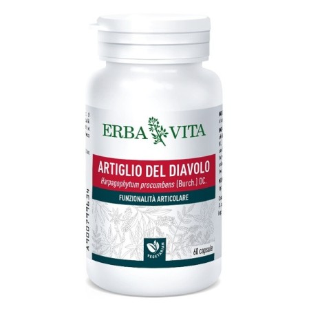 Erba Vita Artiglio del Diavolo integratore per la funzionalità articolare 60 capsule Erba Vita Artiglio del Diavolo integratore per la funzionalità articolare 60 capsule