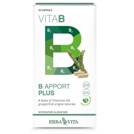 Erba Vita B Apport Plus integratore di vitamine del gruppo B 45 capsule