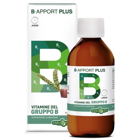 Erba Vita B Apport Plus Junior sciroppo con vitamine del gruppo B 200 ml Erba Vita B Apport Plus Junior sciroppo con vitamine del gruppo B 200 ml
