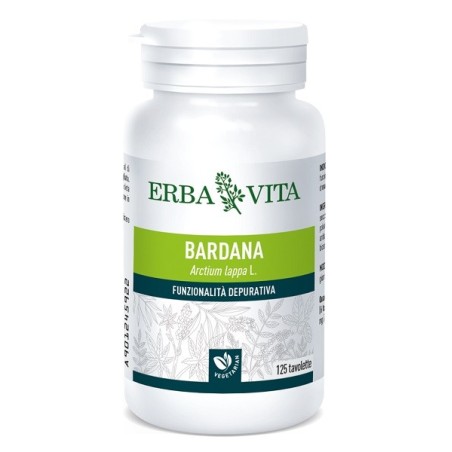 Erba Vita Bardana integratore depurativo per la pelle 125 tavolette Erba Vita Bardana integratore depurativo per la pelle 125 tavolette