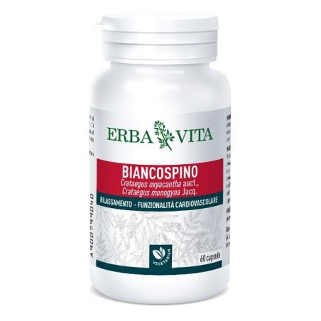 Erba Vita Biancospino integratore per il rilassamento 60 capsule Erba Vita Biancospino integratore per il rilassamento 60 capsule