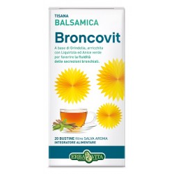 Erba Vita Broncovit Tisana balsamica fluidificante del muco 20 bustine