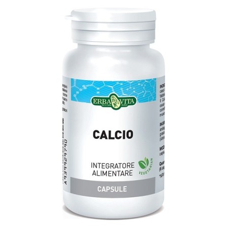 Erba Vita Calcio integratore per il benessere di ossa e denti 60 capsule Erba Vita Calcio integratore per il benessere di ossa e denti 60 capsule
