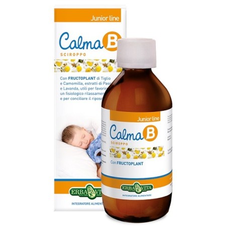 Erba Vita Calma-B integratore rilassante per il sonno dei bambini 150 ml Erba Vita Calma-B integratore rilassante per il sonno dei bambini 150 ml