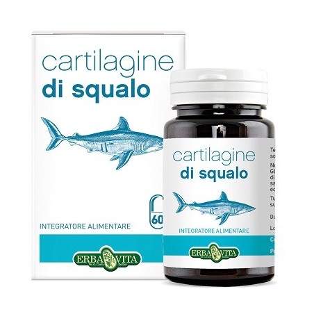 Erba Vita Cartilagine di Squalo integratore per articolazioni infiammate 60 capsule Erba Vita Cartilagine di Squalo integratore per articolazioni infiammate 60 capsule