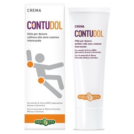 Erba Vita Contudol Crema per contusioni e dolori articolari e muscolari 75 ml Erba Vita Contudol Crema per contusioni e dolori articolari e muscolari 75 ml