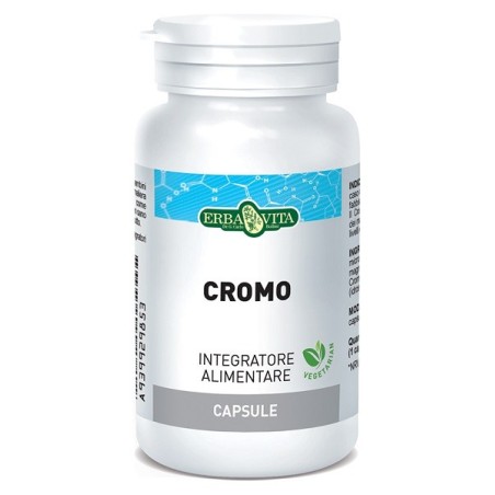 Erba Vita Cromo integratore minerale essenziale 60 capsule Erba Vita Cromo integratore minerale essenziale 60 capsule