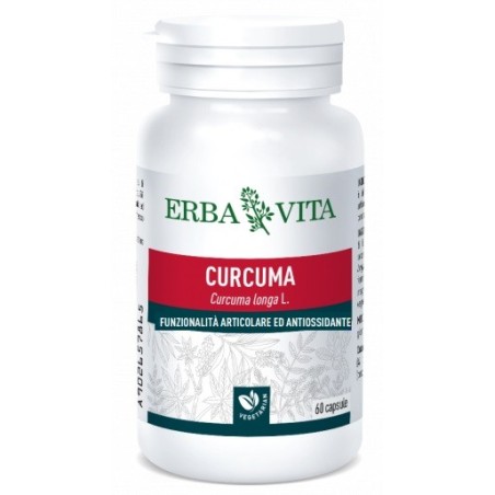 Erba Vita Curcuma integratore antiossidante per funzionalità articolare 60 capsule