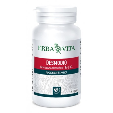 Erba Vita Desmodium Adscendens integratore per funzionalità epatica 60 capsule