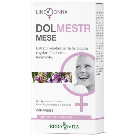 Erba Vita Dol Mestr Mese integratore per dolori del ciclo mestruale 30 compresse Erba Vita Dol Mestr Mese integratore per dolori del ciclo mestruale 30 compresse