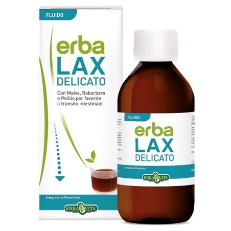 Erba Vita Erbalax Delicato integratore per transito intestinale 200 ml Erba Vita Erbalax Delicato integratore per transito intestinale 200 ml