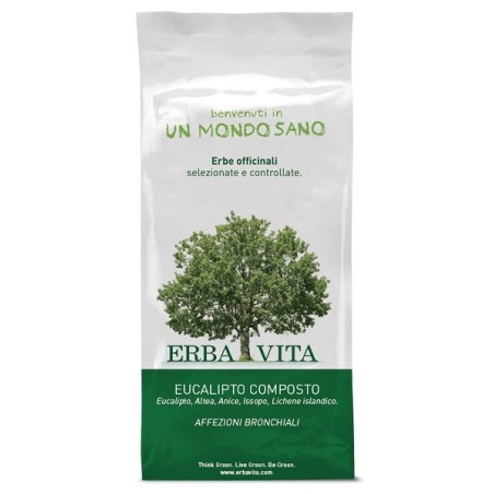 Erba Vita Eucalipto Composto per tisana per affezioni bronchiali 100 g Erba Vita Eucalipto Composto per tisana per affezioni bronchiali 100 g