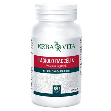 Erba Vita Fagiolo Baccello integratore per il metabolismo dei carboidrati 60 capsule Erba Vita Fagiolo Baccello integratore per il metabolismo dei carboidrati 60 capsule