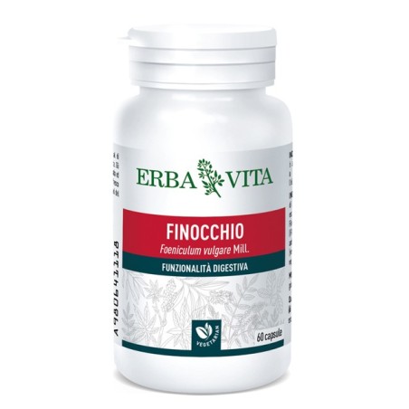 Erba Vita Finocchio integratore per digestione e gas intestinali 60 capsule Erba Vita Finocchio integratore per digestione e gas intestinali 60 capsule