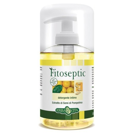 Erba Vita Fitoseptic detergente intimo con estratto di semi di pompelmo 300 ml Erba Vita Fitoseptic detergente intimo con estratto di semi di pompelmo 300 ml