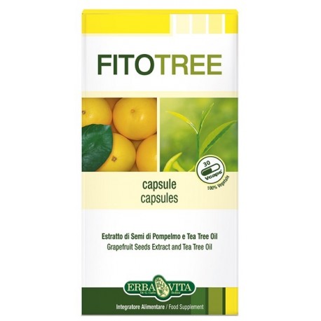 Erba Vita Fitotree integratore per disturbi intestinali 30 capsule