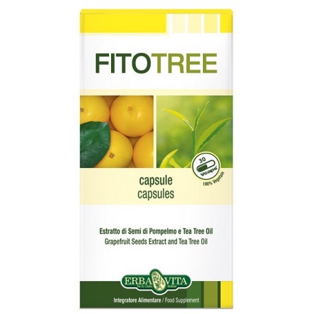 Erba Vita Fitotree integratore per disturbi intestinali 30 capsule