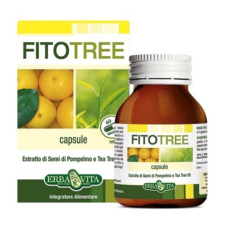 Erba Vita Fitotree integratore per difese immunitarie e squilibri intestinali 60 capsule Erba Vita Fitotree integratore per difese immunitarie e squilibri intestinali 60 capsule