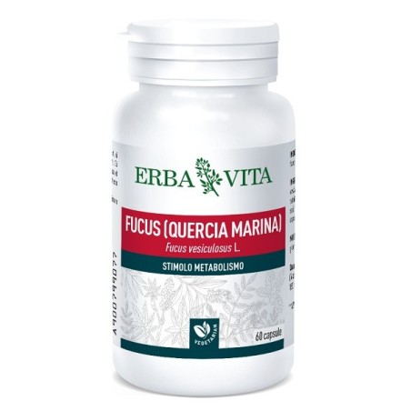 Erba Vita Fucus (Quercia Marina) integratore stimolante del metabolismo 60 capsule Erba Vita Fucus (Quercia Marina) integratore stimolante del metabolismo 60 capsule