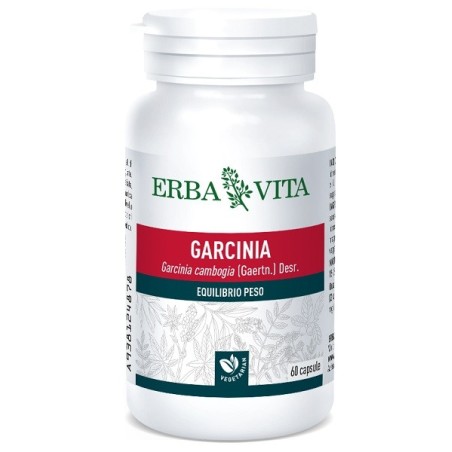 Erba Vita Garcinia Cambogia integratore per l'equilibrio del peso 60 capsule Erba Vita Garcinia Cambogia integratore per l'equilibrio del peso 60 capsule