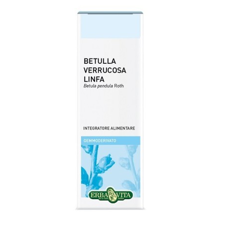 Erba Vita Betulla Verrucosa Linfa Gemmoderivato integratore drenante 50 ml Erba Vita Betulla Verrucosa Linfa Gemmoderivato integratore drenante 50 ml