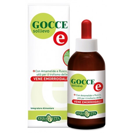 Erba Vita Gocce Sollievo E integratore per sollievo dalle emorroidi 50 ml