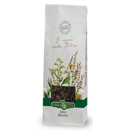 Erba Vita Bacche di Goji antiossidanti per tisana 100 g Erba Vita Bacche di Goji antiossidanti per tisana 100 g