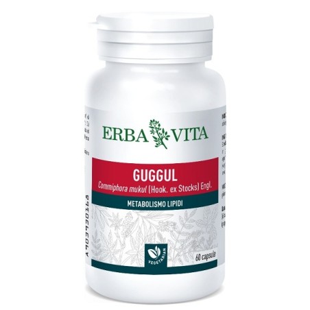 Erba Vita Guggul Extra integratore per il metabolismo dei lipidi 60 capsule Erba Vita Guggul Extra integratore per il metabolismo dei lipidi 60 capsule