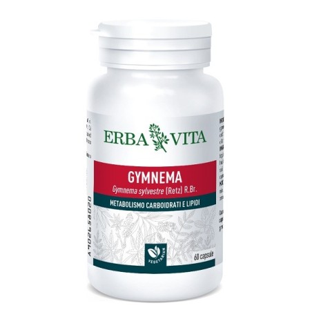 Erba Vita Gymnema Sylvestre integratore per il metabolismo 60 capsule Erba Vita Gymnema Sylvestre integratore per il metabolismo 60 capsule
