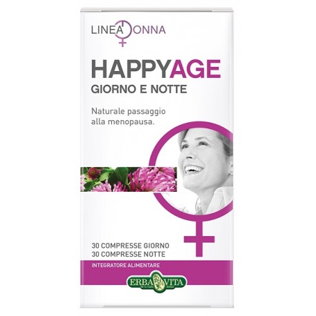 Erba Vita Giorno e Notte integratore per il naturale passaggio alla menopausa 60 compresse