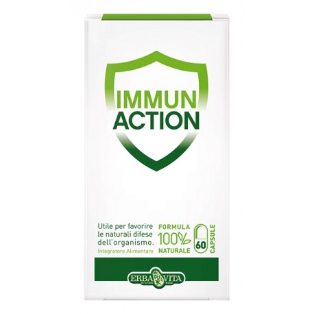 Erba Vita Immun Action integratore vegetale per le difese immunitarie 60 capsule