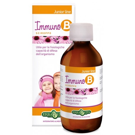 Erba Vita Immuno B integratore per difese immunitarie dei bambini 150 ml