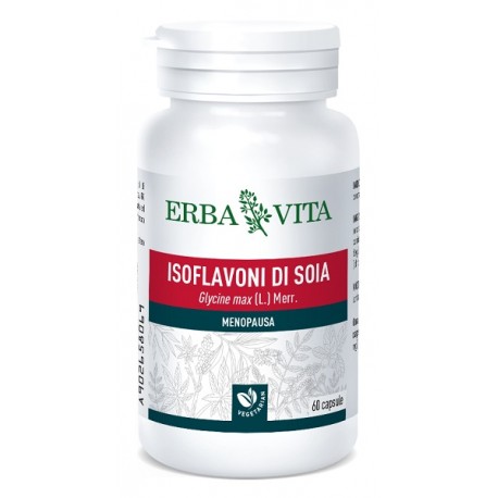 Erba Vita Isoflavoni di Soia 450 mg integratore per la menopausa 60 capsule