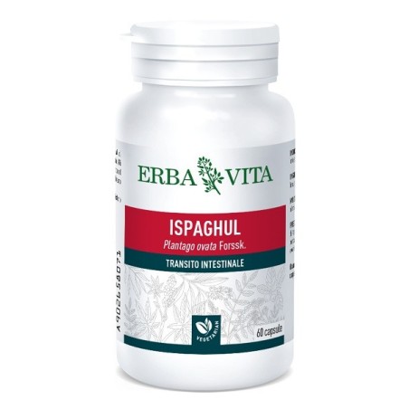 Erba Vita Ispaghul integratore per il transito intestinale 60 capsule Erba Vita Ispaghul integratore per il transito intestinale 60 capsule