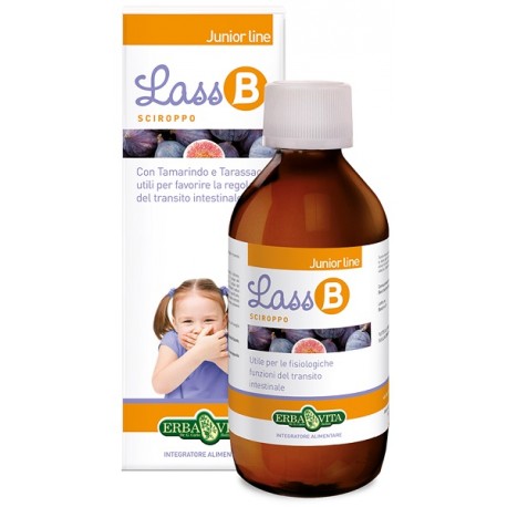 Erba Vita Lass B integratore lassativo per bambini 150 ml