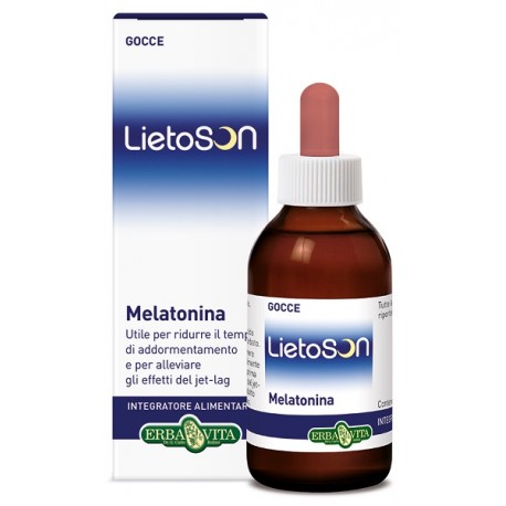 Erba Vita Lietoson Melatonina integratore per il sonno in gocce 30 ml