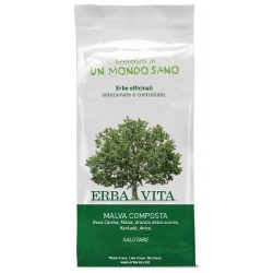 Erba Vita Malva Composta per tisane lenitive di intestino e stomaco 100 g 