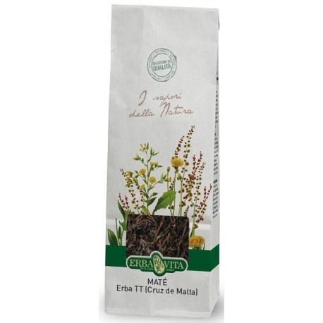 Erba Vita Mate Cruz de Malta per tisane purificanti 100 g