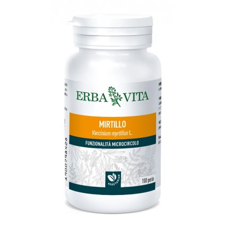 Erba Vita Mirtillo integratore per circolazione, vista e intestino 100 perle