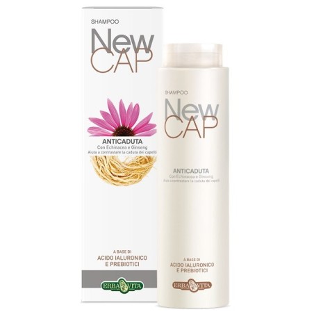 Erba Vita New Cap Anticaduta shampoo con echinacea e ginseng 250 ml Erba Vita New Cap Anticaduta shampoo con echinacea e ginseng 250 ml